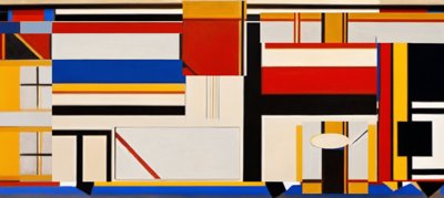 Composition with Red, Blue and Yellow No. 18