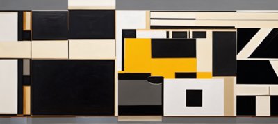 Composition with Red, Blue and Yellow No. 13