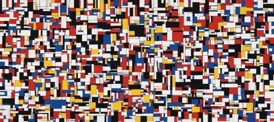 Composition with Red, Blue and Yellow No. 21