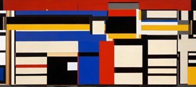 Composition with Red, Blue and Yellow No. 20