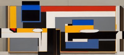 Composition with Red, Blue and Yellow No. 17