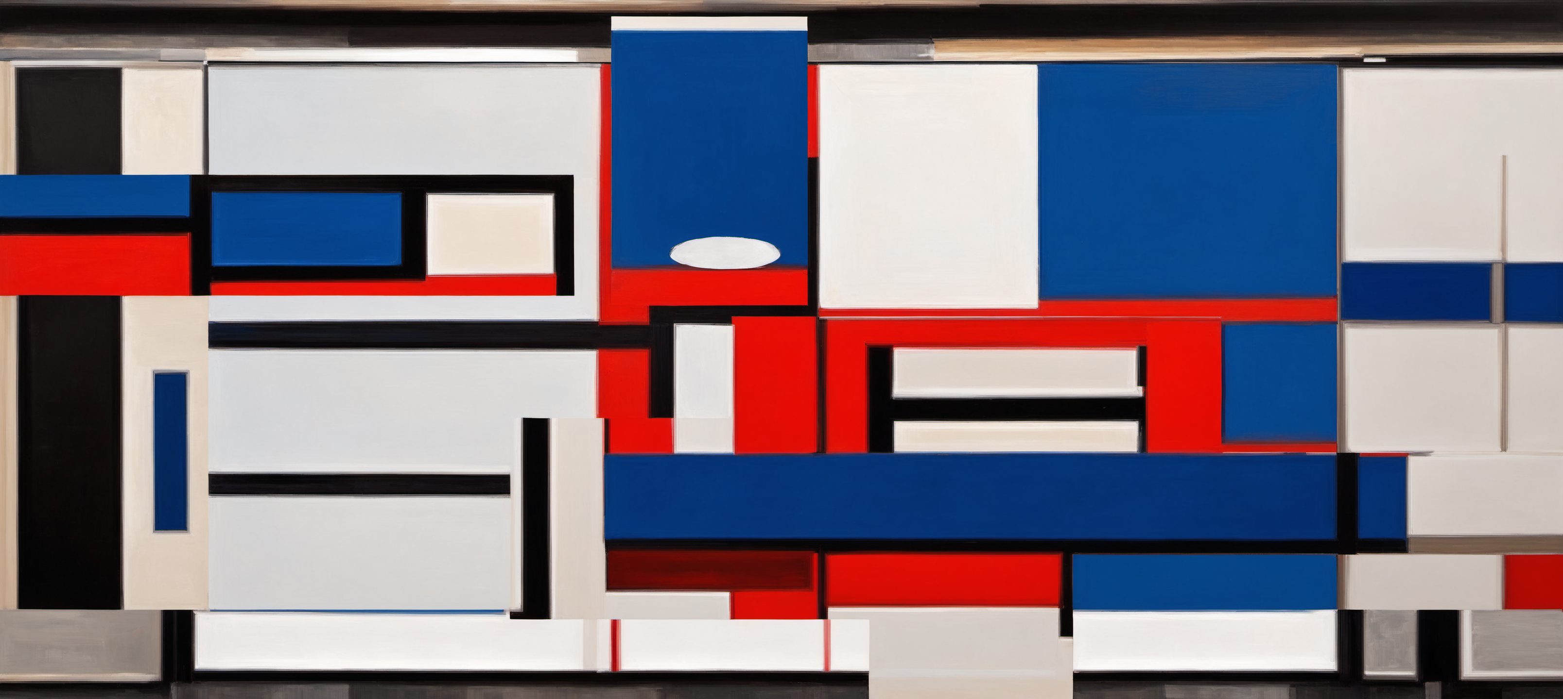 Composition with Red, Blue and Yellow No. 16