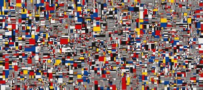 Composition with Red, Blue and Yellow No. 3