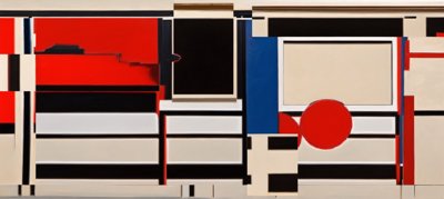 Composition with Red, Blue and Yellow No. 3