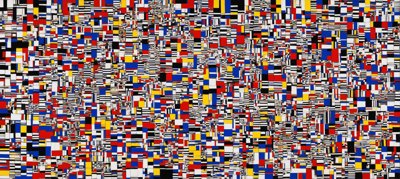 Composition with Red, Blue and Yellow No. 16