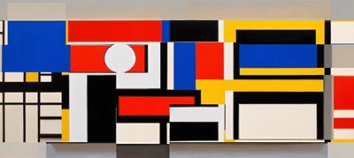 Composition with Red, Blue and Yellow No. 7