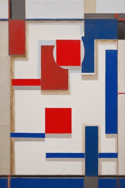 Composition with Red, Blue and Yellow No. 3