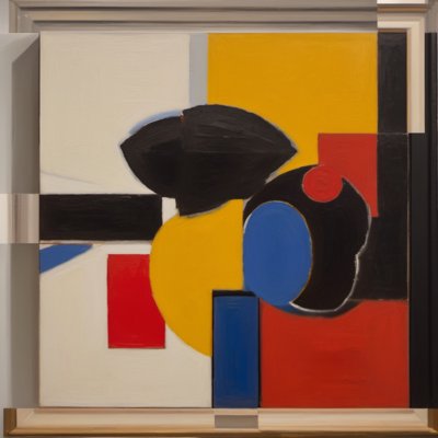 Composition with Red, Blue and Yellow No. 19